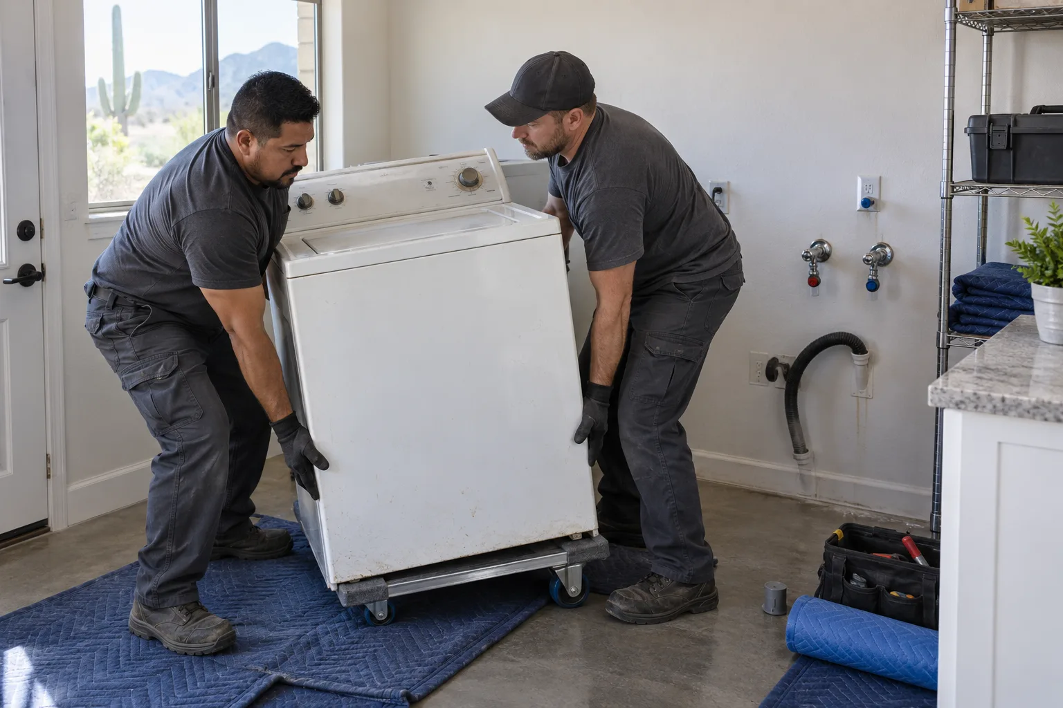 Illustrative appliance removal detail